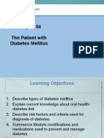 The Patient With Diabetes Mellitus