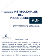 Exposicion Bases Institucionales Del Poder Judicial