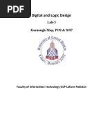 Digital and Logic Design: Lab-5 Karnaugh-Map, POS & SOP