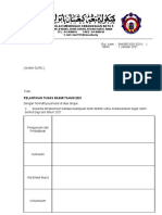 Surat Pelantikan Tugas Rasmi 2021 Baru