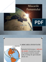 Miscarile Pamantului