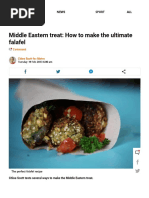 Falafel Recipe - How To Make The Middle Eastern Treat - Metro News