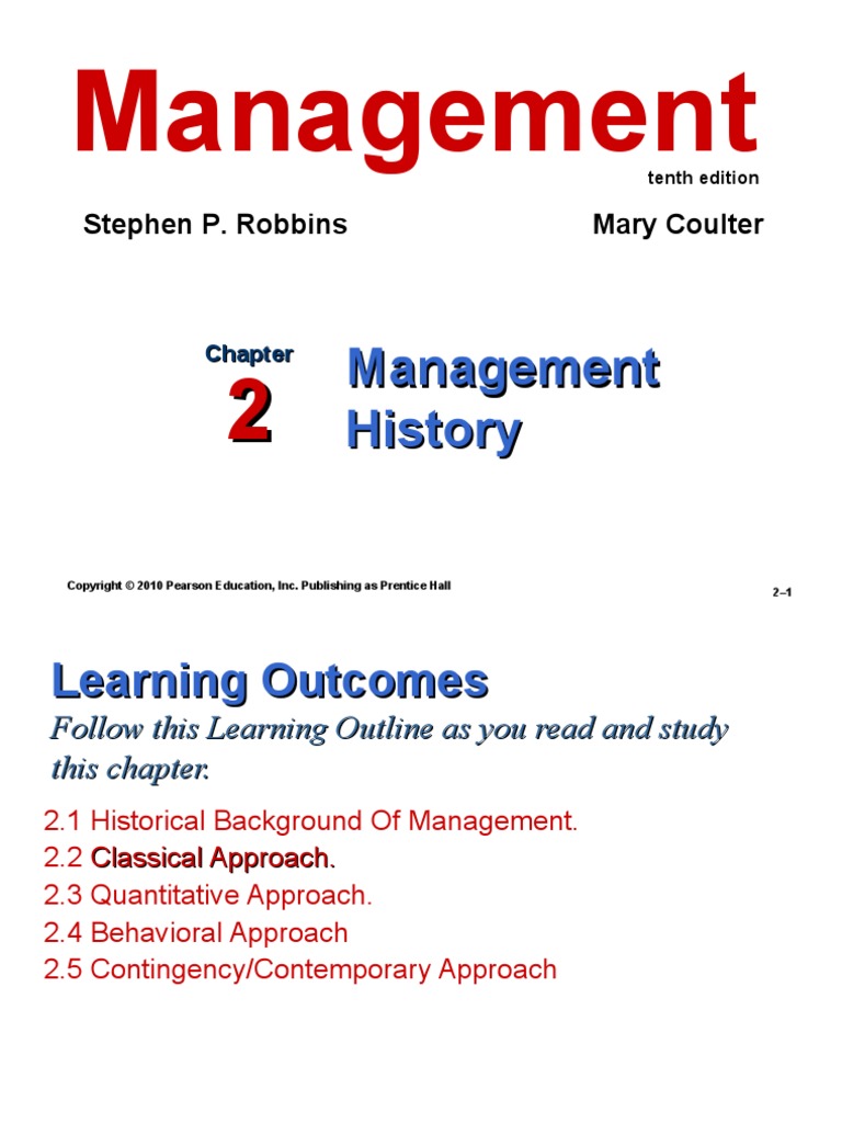 Chapter 2 Management Pdf Statistics Organizational Behavior