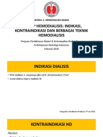 4 Prinsip Hemodialisis- Indikasi, Kontraindikasi Dan Berbagai Teknik Hemodialisis