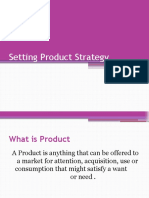 Setting Product Strategy