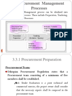 3.3 Procurement Management Processes