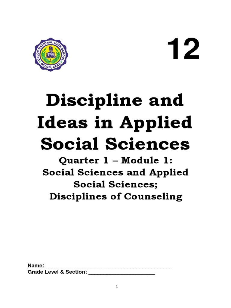 Understanding Applied Social Sciences | PDF | Social Science ...