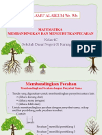 Matematika membandingkan dan mengurutkan pecahan SD