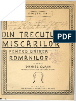 Din Trecutul Miscarilor Pentru Unirea Romanilor