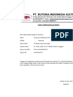 Pt. Butora Indonesia Sultra: Surat Permohonan Kredit