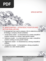 SPACE Matrix Analysis Overview | PDF