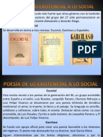 La Lírica de Posguerra, Poesía Arraigada, Existencial y Social. Blas de Otero