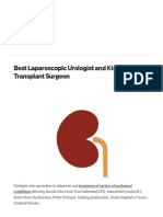 Best Laparoscopic Urologist and Kidney Transplant Surgeon 