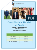 Case-2-Devils in The Mask of Angels: Submitted To Tajuddin Ahmed (TUA) HRM-470 Negotiation Date of Submission - 29.03.2021