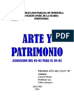 Arte y Patrimonio 03-02 para El 08-02
