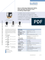 2/2 or 3/2-Way Solenoid Valve, With Pivoted Armature and Isolating Diaphragm