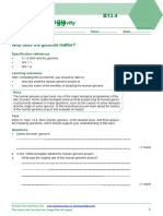 13.4 Why Does The Genome Matter Worksheet