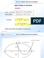 ME 361-Nonlinear System of Equations