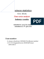 Business Statistics Part 2 Cia 3