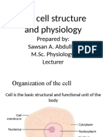 Cell Structure and Physiology