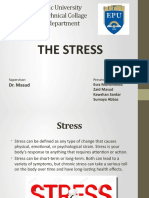The Stress: Erbil Polytechnic University Erbil Health Technical Collage Physiotherapy Department