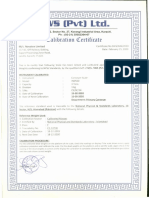 Ipvtj: !calibration !certificate