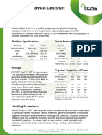 Polyol Y-1537 Technical Data Sheet: Specifications Guide Formulation