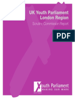 UK Youth Parliament London Region: Scrutiny Commission Report