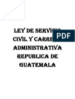 Ley de Servicio Civil..