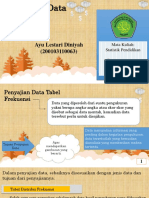 Ayu Lestari Diniyah-Penyajian Tabel Data Frekuensi