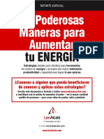 20 Maneras Aumentar Energia