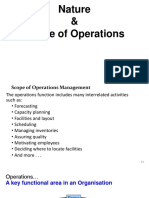2 Nature and Scope of Operations