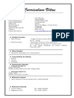 Curriculum Vitae: Datos Personales