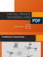 Virtual Private Networks (VPN) : Vivek Birla Assistant Professor - Dept of CSE Aset - Auh