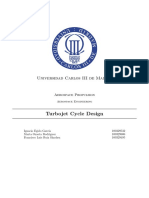 Turbojet Cycle Design: Universidad Carlos III de Madrid