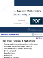 MJNV1W03 - Business Mathematics: Class Branding 1A