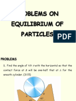 B16 Statics - Equilibrium of Particles Problems
