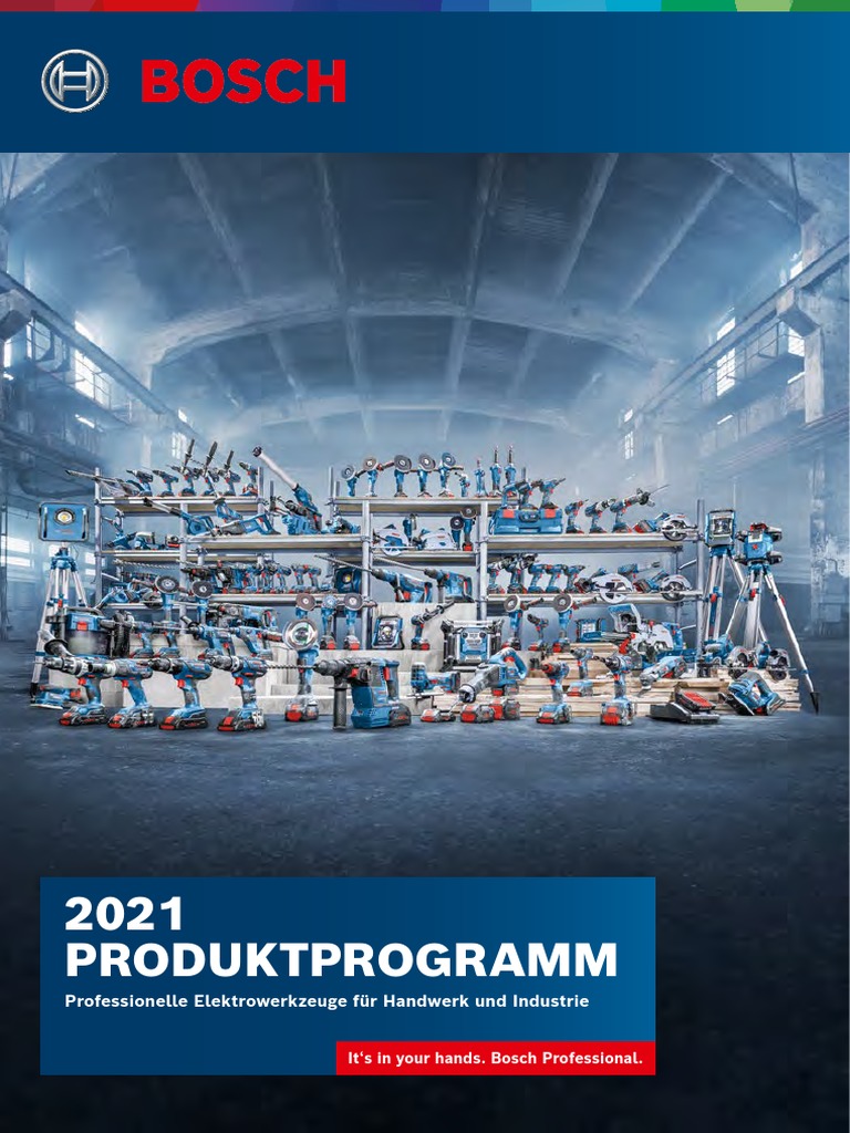 Bosch Professional Produktprogramm 2021 | PDF