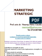 Neamțu Adina - Marketing Strategic Mda I