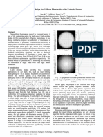 Freeform Lens Design For Uniform Illumination With Extended Source