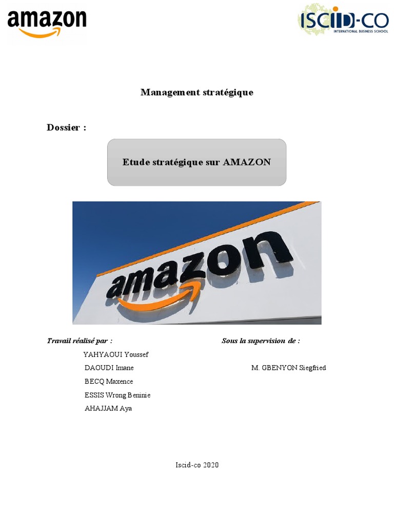 Analyse stratégique d'Amazon | PDF | Gestion de la relation client ...