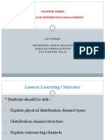 Chapter 3 Channels of Distribution Management (A)