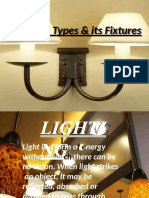 Lighting, Types & Its Fixtures