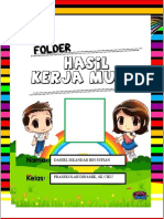 Cover Folder Hasil Kerja Murid