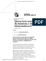 SCHWARCZ - Quem tem medo da história e dos historiadores?_  Nexo Jornal