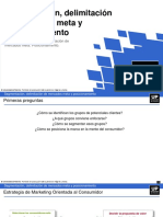 Segmentación, Delimitación de Mercados Meta y Posicionamiento