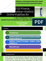 Validasi Sensor Kualitas Air Online