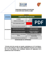 Cronograma de Actividades Don Quijote