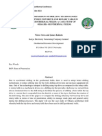 Comparison of Drilling Technologies Between Top Drive and Rotary Table in Geothermal Fields