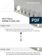 Materi-Text Field Adobe Flash CS5